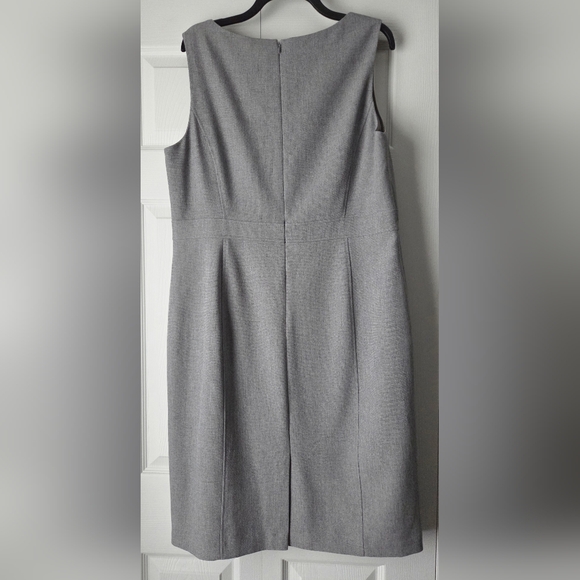 Kasper Classic Gray Midi Dress - Picture 6 of 12